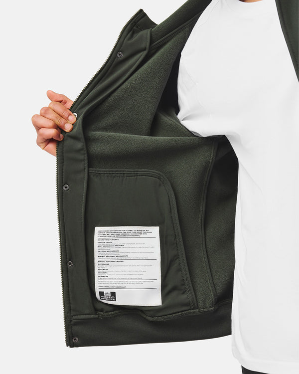 Thruxton Bomberjacke Black Forest Green