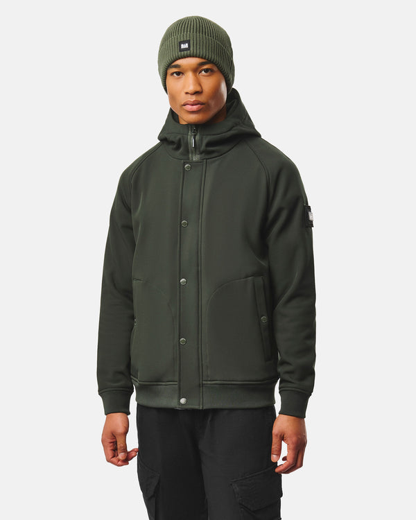 Thruxton Bomberjacke Black Forest Green