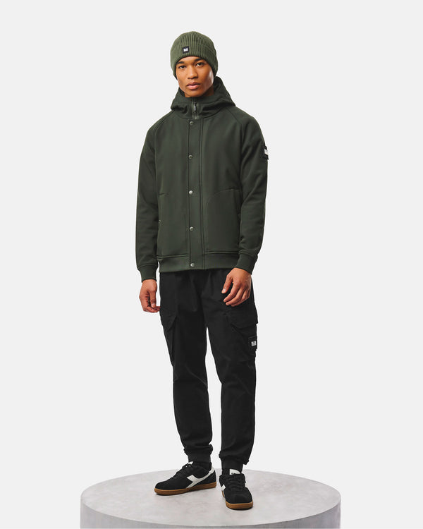 Thruxton Bomberjacke Black Forest Green