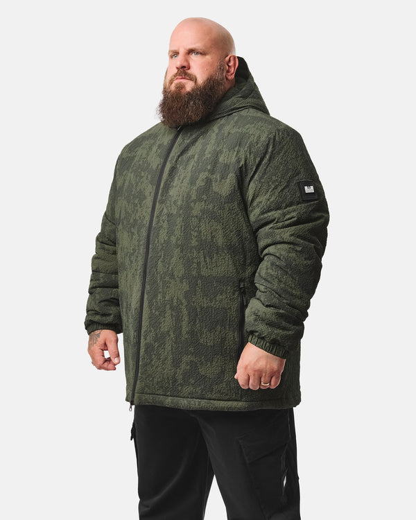 Plus Size - Technician Ero Jacket Black Forest Green