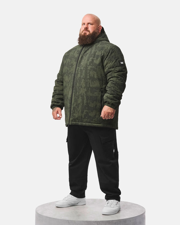 Plus Size - Technician Ero Jacket Black Forest Green