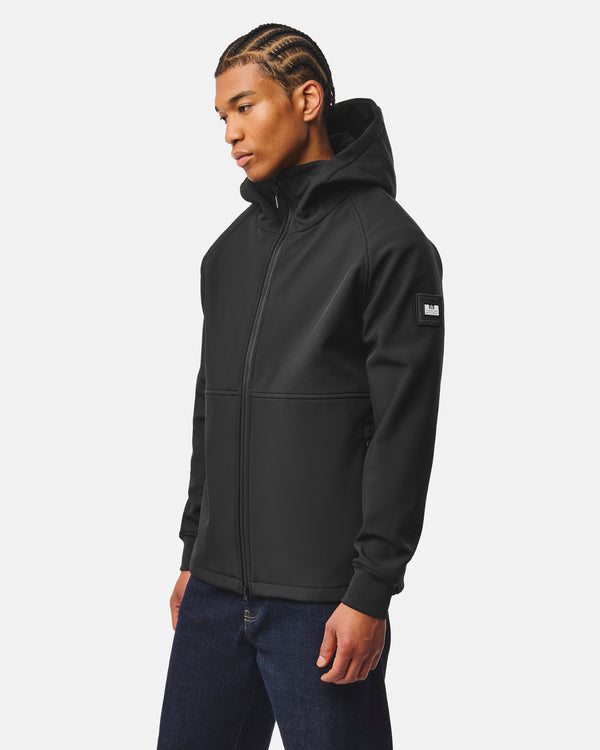Stipe Softshell Jacket Black