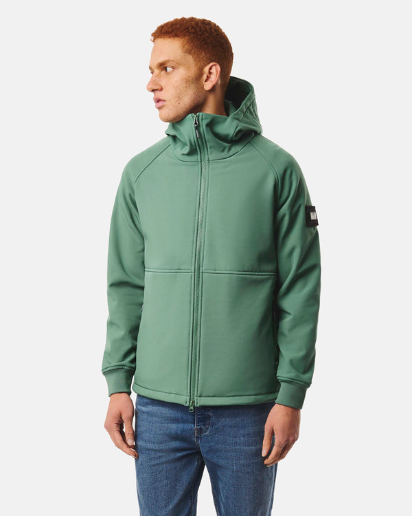 Giacca Softshell Stipe Verde Timo