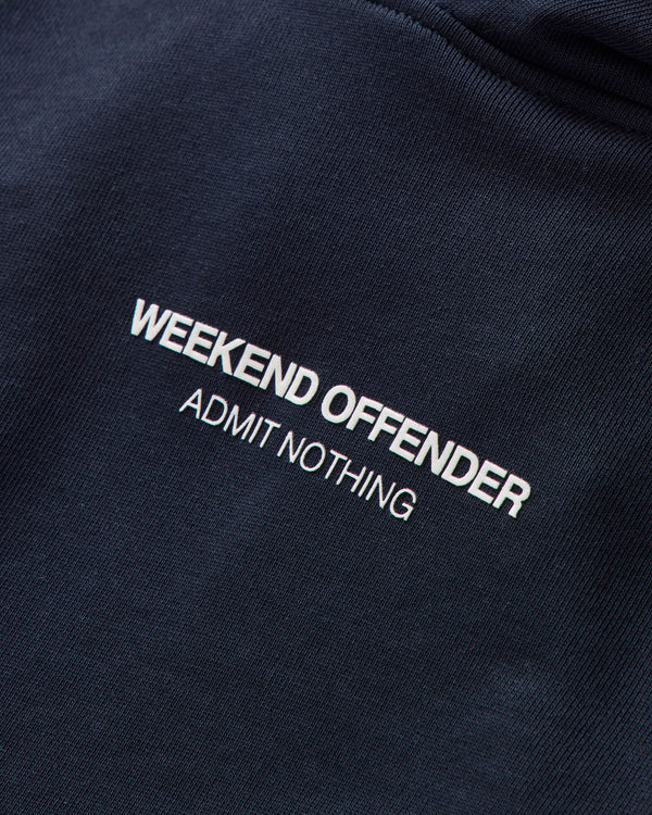 Cobain Kinder-Hoodie, Marineblau/Weiß