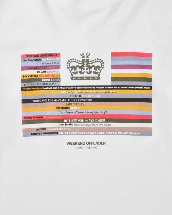 Kids Vinyl Graphic T-Shirt White