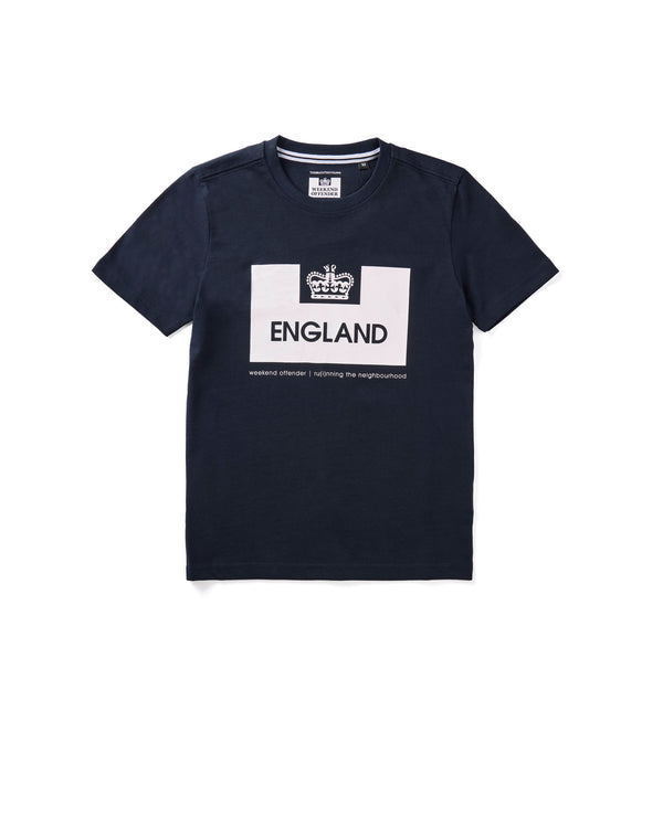T-shirt blu navy Kids Country Series Inghilterra