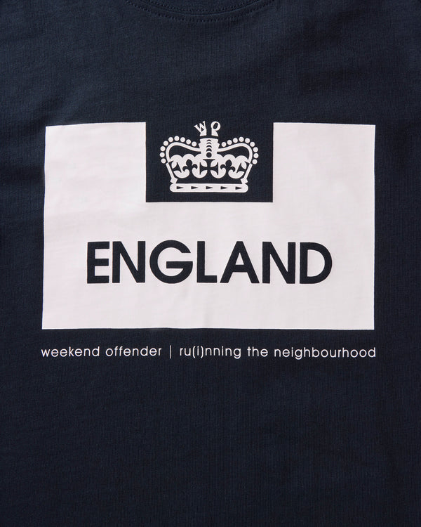 T-shirt blu navy Kids Country Series Inghilterra