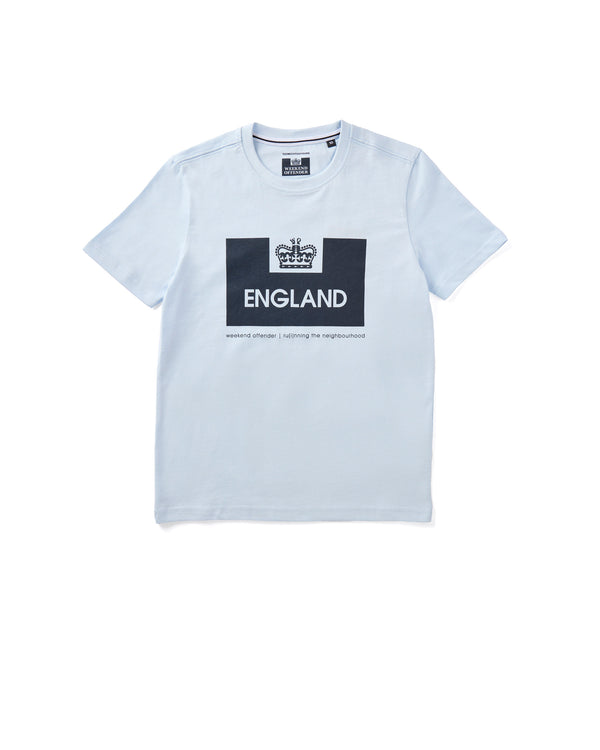 Kids Country Series England T-Shirt Sky Blue