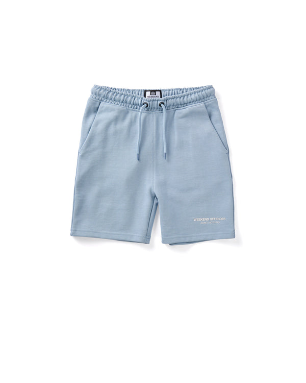 Pantaloncini da jogging Mytros per bambini blu tormalina/bianco