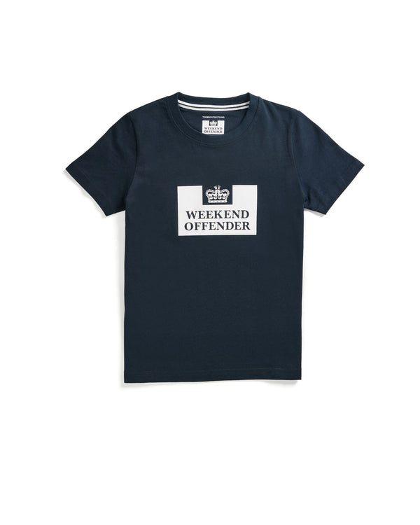 Klassisches Prison T-Shirt für Kinder, Marineblau