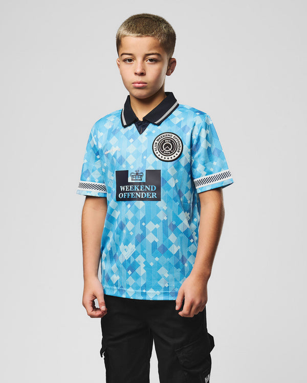 Kids England Football Shirt Blue