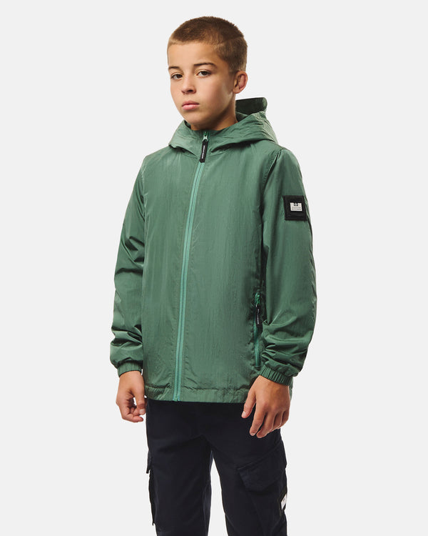 Kinder Techniker Fleece-gefütterte Jacke Thymiangrün