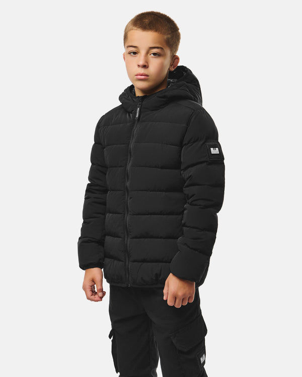 Kids La Guardi Puffer Jacket Black