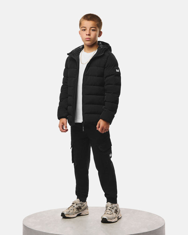 Kids La Guardi Puffer Jacket Black