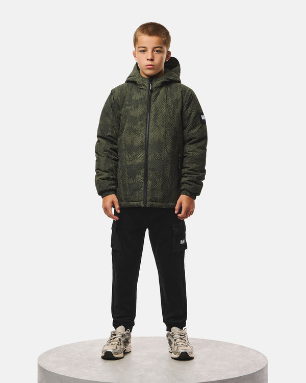 Kids Technician Ero Jacket Black Forest Green