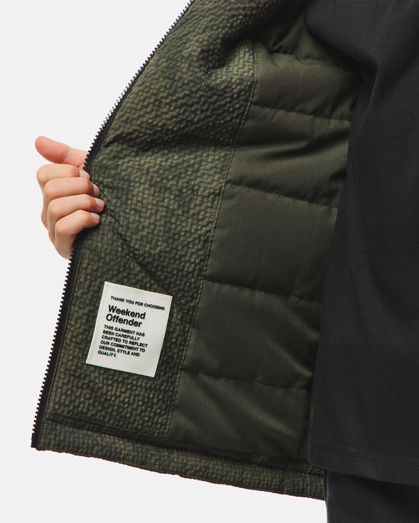 Kids Technician Ero Jacket Black Forest Green
