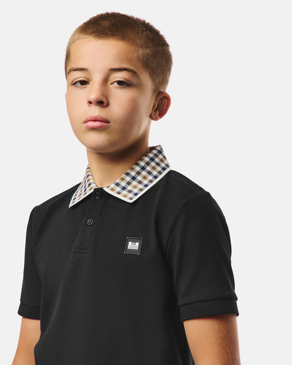 Polo Tipasa per bambini nera