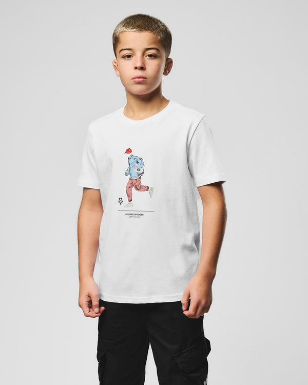 Kids Biskra Graphic T-Shirt White
