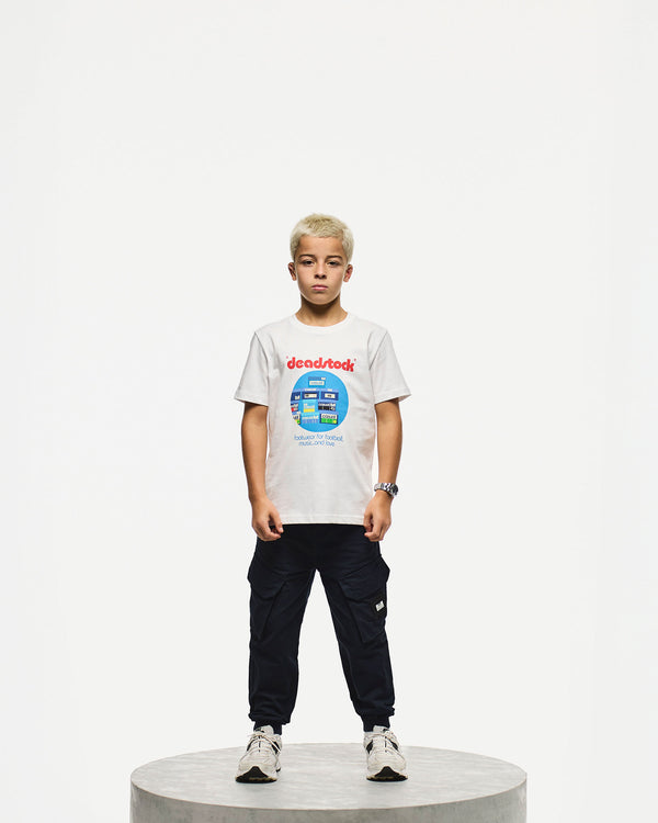Deadstock Grafik-T-Shirt für Kinder in Weiß