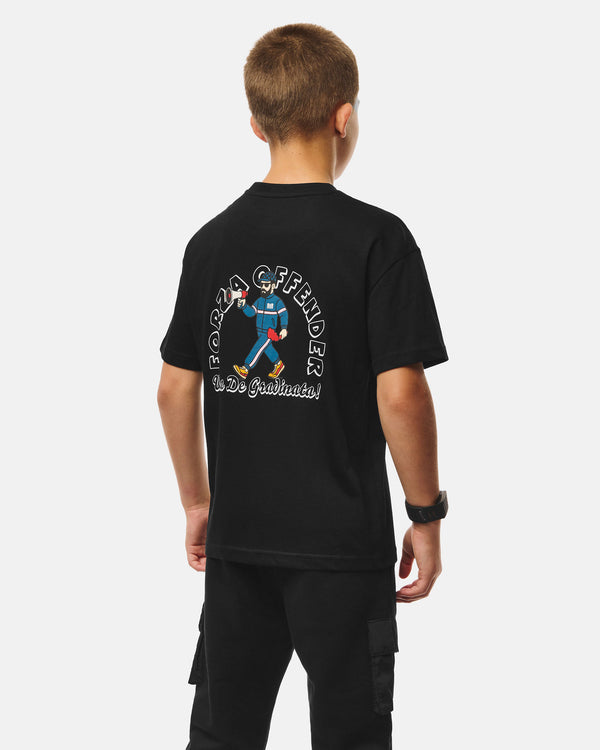 Kids Delinquens Graphic T-Shirt Black