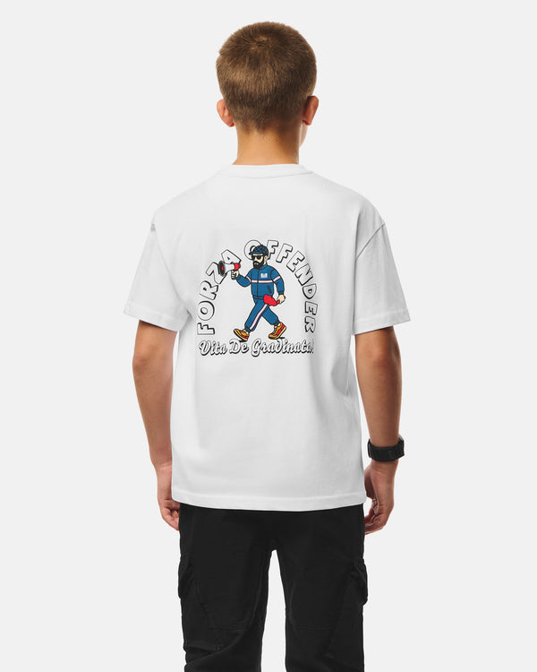 Kids Delinquens Graphic T-Shirt White