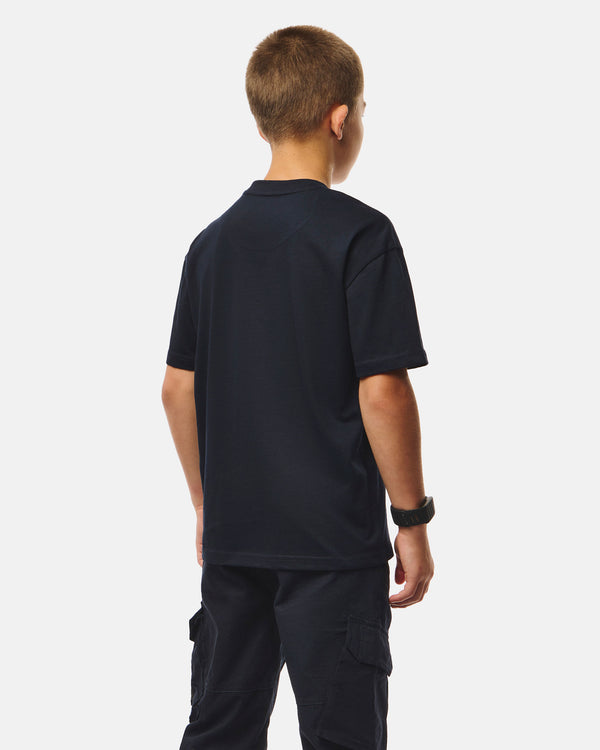 Kids Pater Graphic T-Shirt Navy