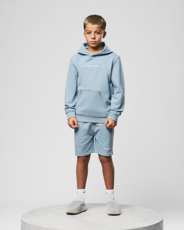 Pantaloncini da jogging Mytros per bambini blu tormalina/bianco