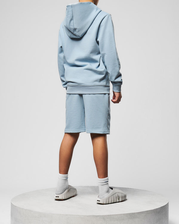 Pantaloncini da jogging Mytros per bambini blu tormalina/bianco