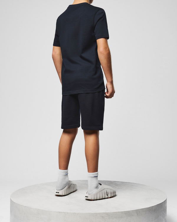Pantaloncini da jogging Mytros per bambini blu navy/bianco