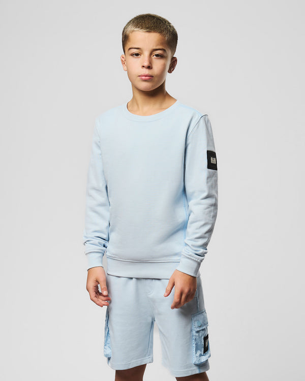 Kinder-Sweatshirt „Thunder“ Himmelblau