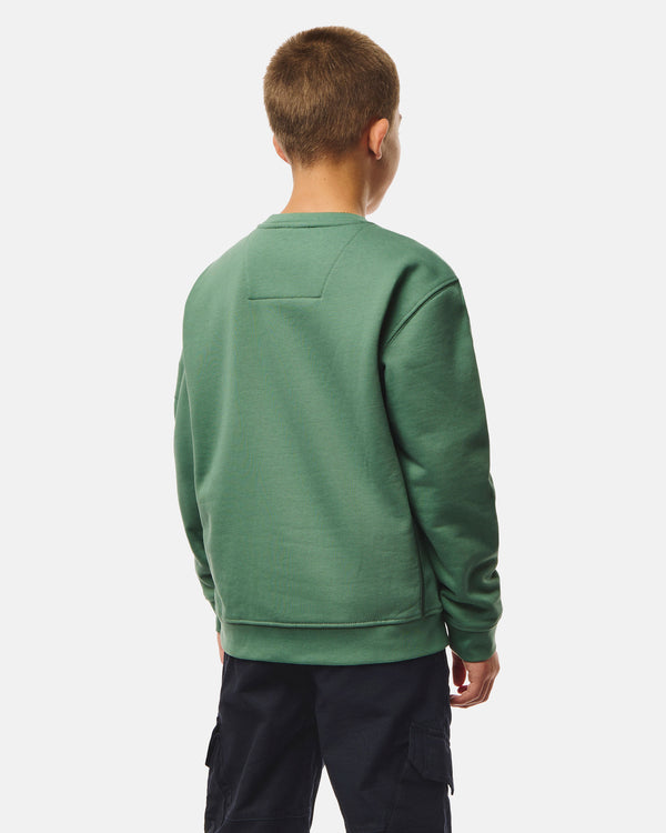 Felpa Thunder per bambini verde timo