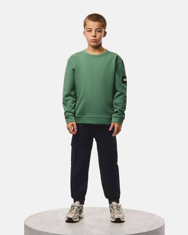 Felpa Thunder per bambini verde timo