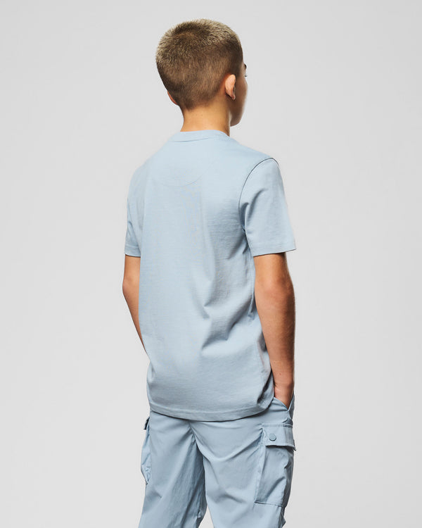 Maglietta Adrar per bambini blu tormalina