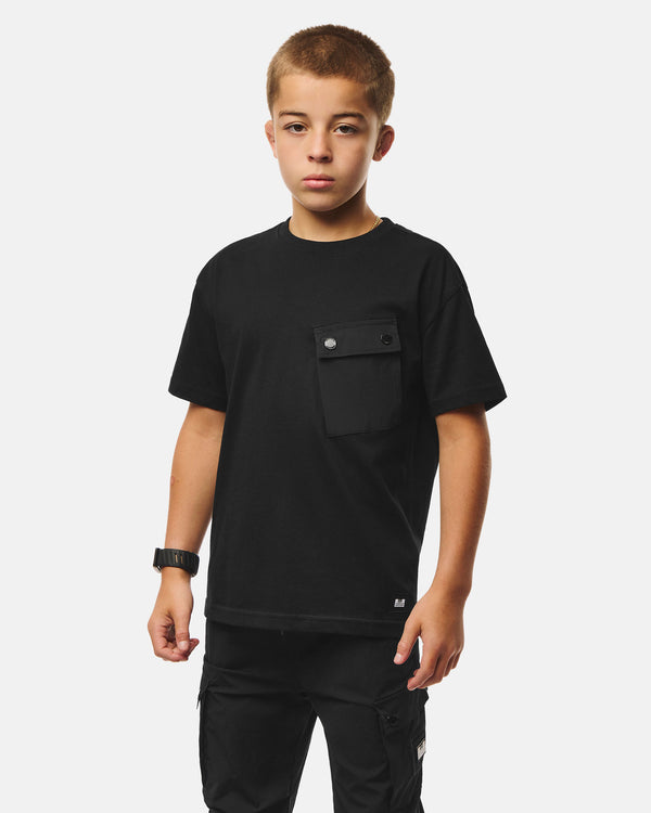 Kinder Adrar T-Shirt Schwarz