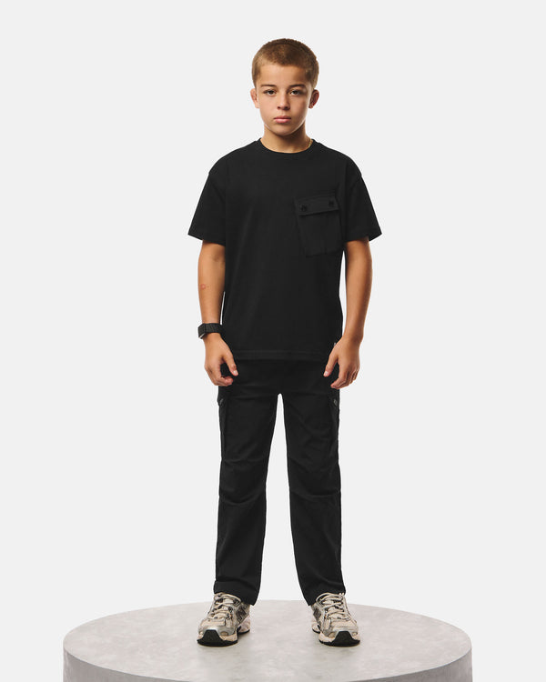 Kinder Adrar T-Shirt Schwarz