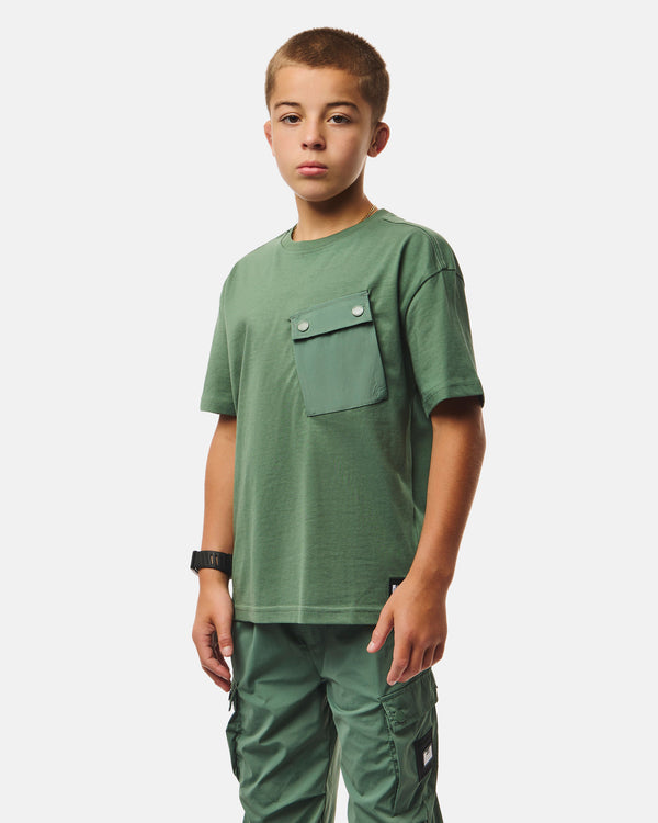 Kinder Adrar T-Shirt Thymian-Grün