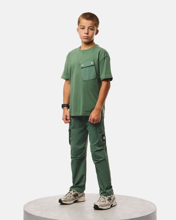 Kinder Adrar T-Shirt Thymian-Grün