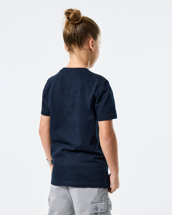 Klassisches Prison T-Shirt für Kinder, Marineblau