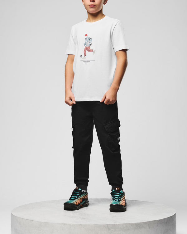 Pantaloni cargo Pianemo per bambini neri