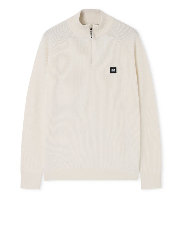 Isser Quarter Zip Jumper Ivory
