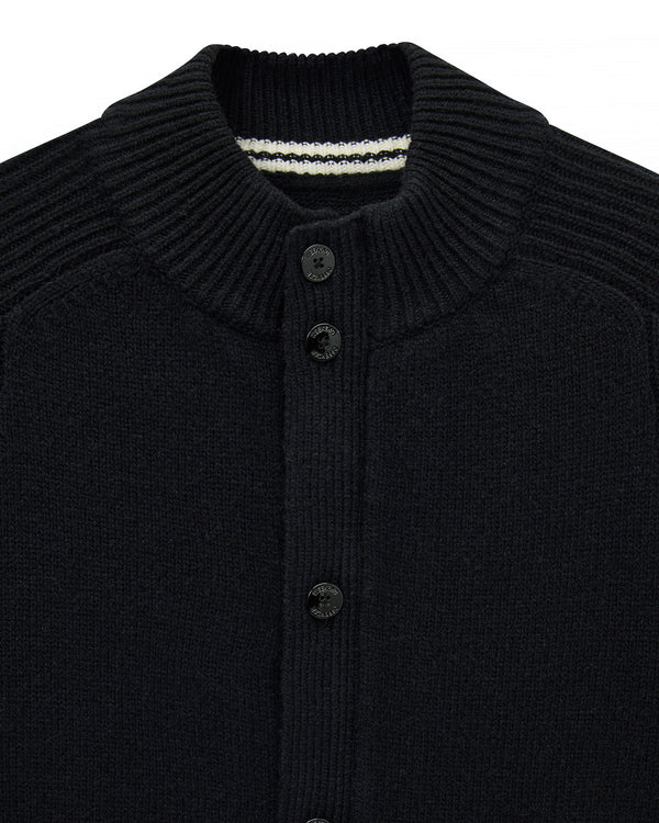 Gamston Wool Cardigan Black