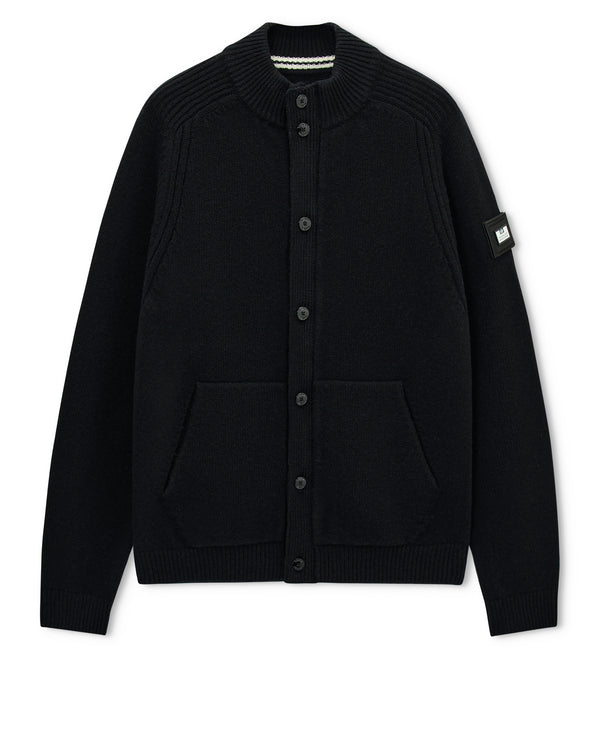 Gamston Wool Cardigan Black