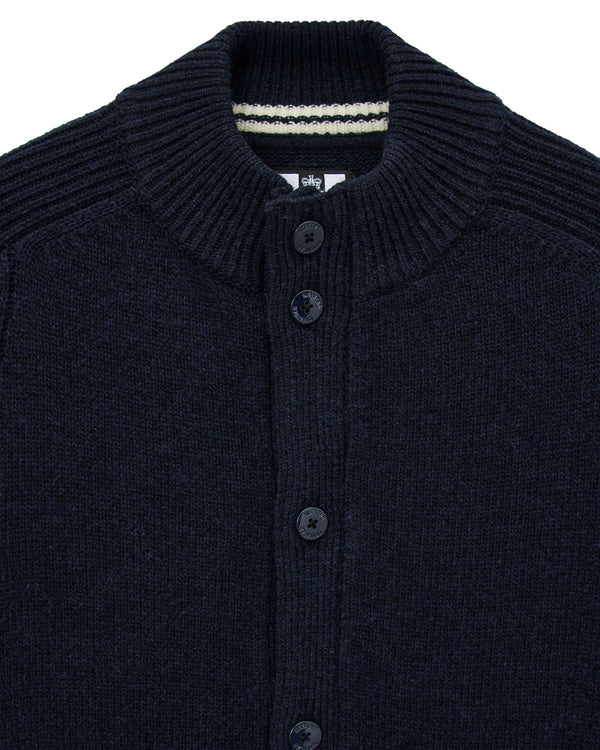Gamston Wool Cardigan Navy