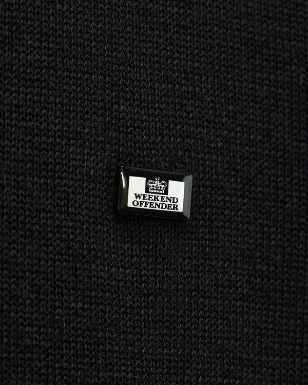 McNamara Knitted Polo Black