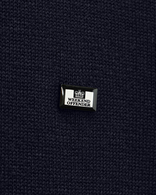 McNamara Knitted Polo Navy