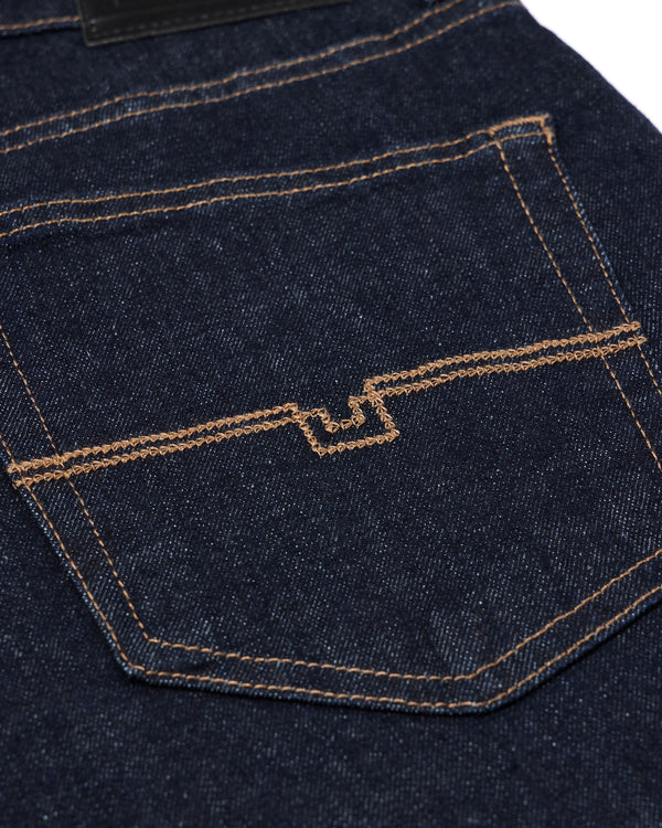 Loose Fit Jeans aus Denim in dunkler Spülung