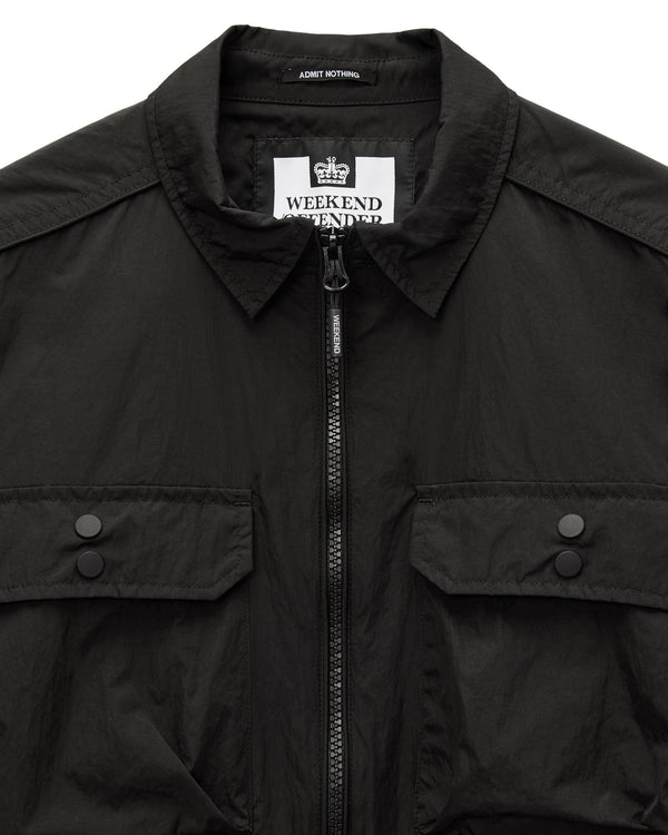 Taglie Forti - Maglietta Over-Shirt Shields Nera