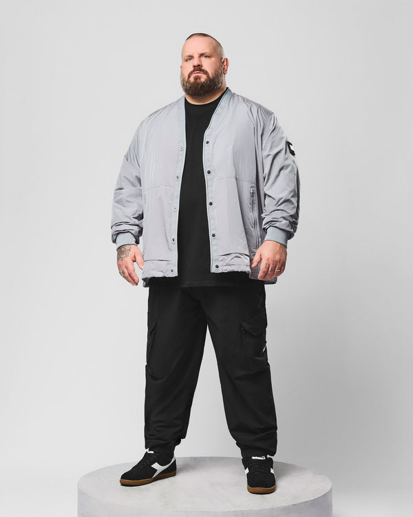 Übergröße – Ronson Overshirt, Rauchgrau