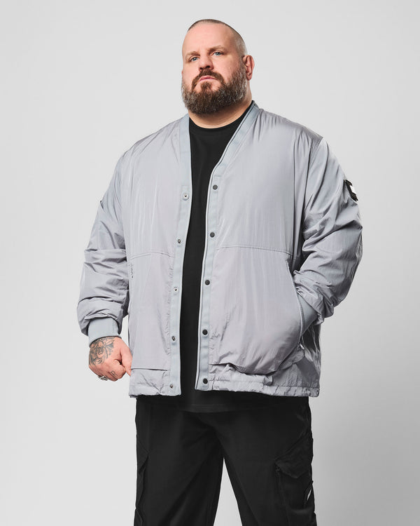 Übergröße – Ronson Overshirt, Rauchgrau