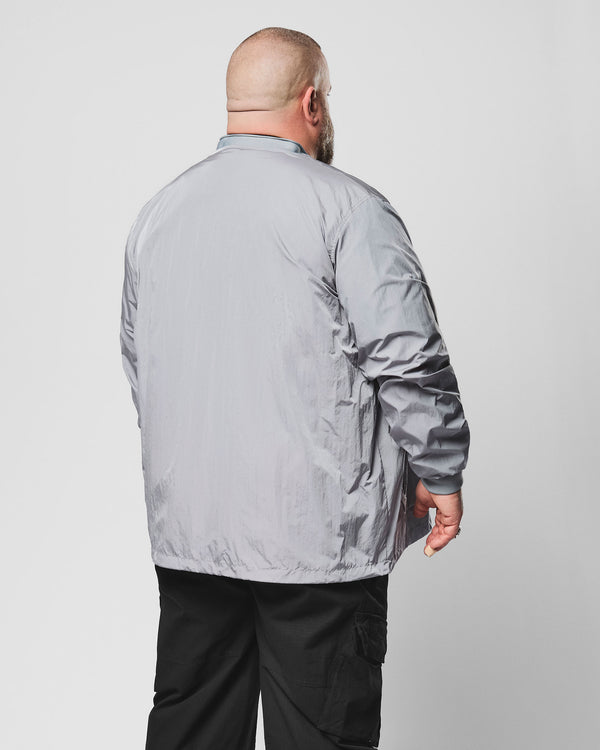 Übergröße – Ronson Overshirt, Rauchgrau